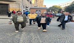 حملة لرفع الإشغالات بقيادة رئيسة الحي