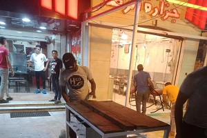 حملة لرفع الاشغالات من مطعم كباب بشارع الحجاز