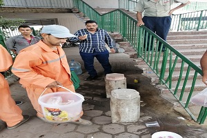 رفع إشغالات تعوق حركة المرور