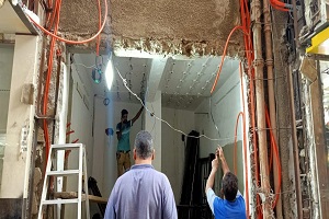 إزالة أعمال مخالفة بالحي