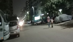 تركيب كشافات ليد بشارع عبد الحكيم الرفاعى