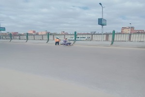 نظافة طريق الأوتوستراد
