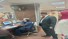 تفقد المركز التكنولوجى لخدمة المواطنين بمجمع الأحياء