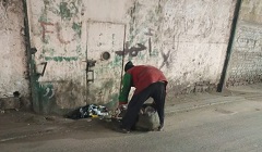متابعة حملات النظافة بنطاق الحى