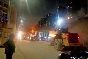 رفع كفاءة النظافة ببعض شوارع الحي