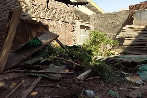 بدء أعمال الإزالة بشارع أبو الشواربي