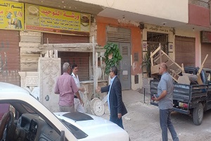 حملة مكبرة لإزالة الإشغالات والتعديات بالحي 