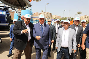 Cairo Gov. inspects Ain Shams Wastewater Lift Station 