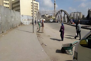 نظافة وتجريد منطقة كوبري الليمون