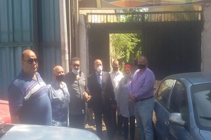 رئيس الحي يتابع لجان امتحانات الثانوية العامة