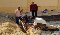 إستكمال إنارة شارع محمد مسلم بالكامل