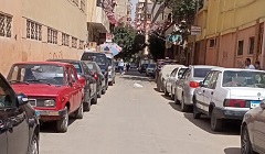متابعة اعمال النظافة ورفع مخلفات القمامة بنطاق الحي 