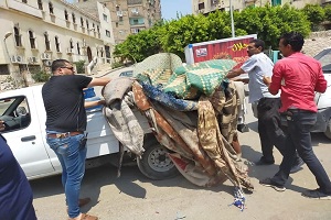 تكثيف الحملات والمرور اليومي بحي السيده زينب