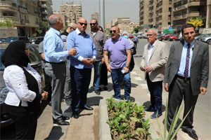 Cairo Gov. inspects development work of Nasr City Streets 