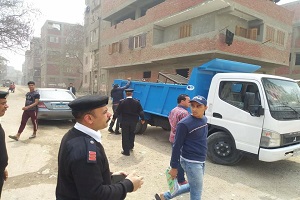 حي التبين يشن حملة لإزالة المباني المخالفة بمدينة الصلب