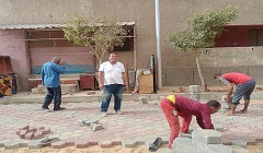 استمرار متابعة أعمال التطوير بمربع العبد 1280