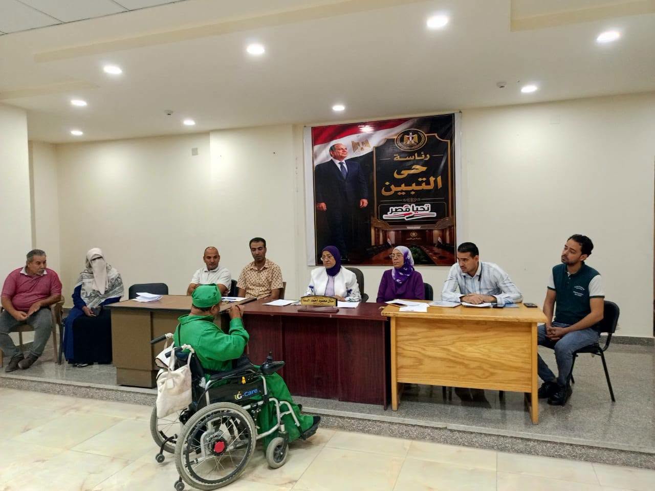 لقاءات مباشرة لحل المشكلات بحي التبين