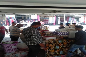 حملة لرفع الإشغالات بشارعي الأزهر والغورية