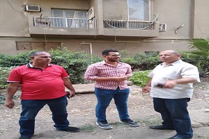 متابعة سير العمل لاستكمال مشروع الصرف الصحى 