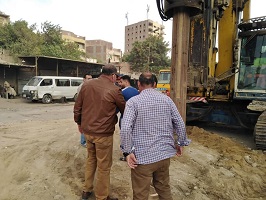 توسعة الطريق الدائري بمنطقة مساكن أطلس