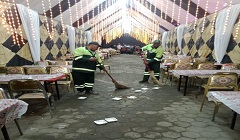 رفع كفاءة النظافة بشوارع الحي
