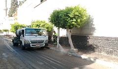 رفع كفاءة النظافة بشوارع الحي