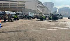 إصلاح ماسورة مياه بكورنيش النيل