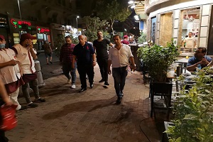 جولة ميدانية لرئيس الحي 