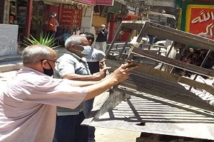 رفع الاشغالات والباعة الجائلين من شوارع حي عين شمس
