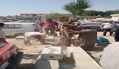 تطوير نطاق مجمع المدارس بشارع الفيوم
