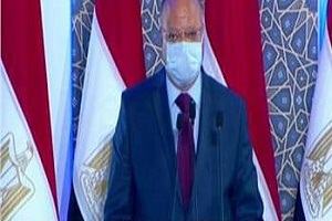 Cairo Governor delivers a speech at inauguration of Asmarat 3 project 