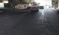 متابعة رصف مربع مساكن الاميرية القديمة بنطاق الحي  
