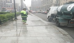 رفع كفاءة النظافة بالحي