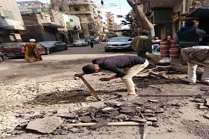 جولة تفقدية لرئيس الحي