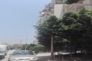 حملة كبرى لصيانه أعمده الإنارة بشوارع حي المعصره