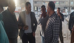 متابعة اصلاح كسر ماسورة بنطاق الحي