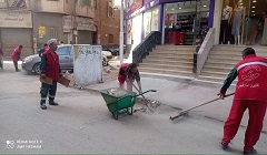 الاستمرار في رفع كفاءة الشوارع بنطاق الحي   