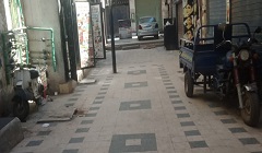 متابعة اعمال نظافة ورفع المخلفات بمتفرعات شارع حجاج