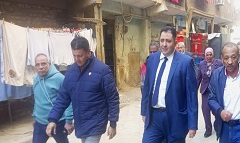 تفقد اعمال تطوير بمربع ارض الجنينة 