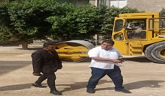 متابعة أعمال التجهيزات بمنطقة المحمودية 920