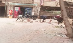 متابعة أعمال التطوير بمساكن مشروع ناصر