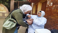 انطلاق الحملة القومية للتطعيم ضد شلل الأطفال بنطاق الحي