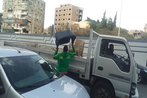 حملة مكبرة لرفع الاشغالات بالحي