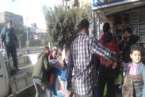 رفع وإزالة المخالفات والاشغالات التي تعوق حركة المواطنين 