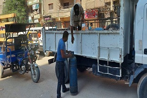 حمله لرفع الإشغالات بشارع جمال عبد الناصر 