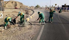حملات لمتابعة أعمال الإناره ببعض المجاورات في نطاق الحي