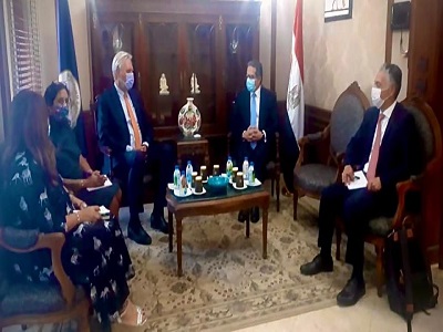 وزير السياحة والآثار يستقبل سفير دولة هولندا بالقاهرة