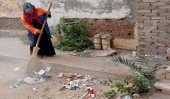 رفع كفاءة النظافة بمساكن الامل 