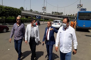  متابعة أعمال التطوير بالحي 