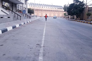 أعمال نظافة وتجريد بالحي